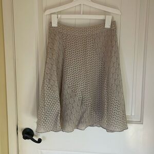 Anthropologie Maeve Thera Linen Blend Printed Skirt size 2